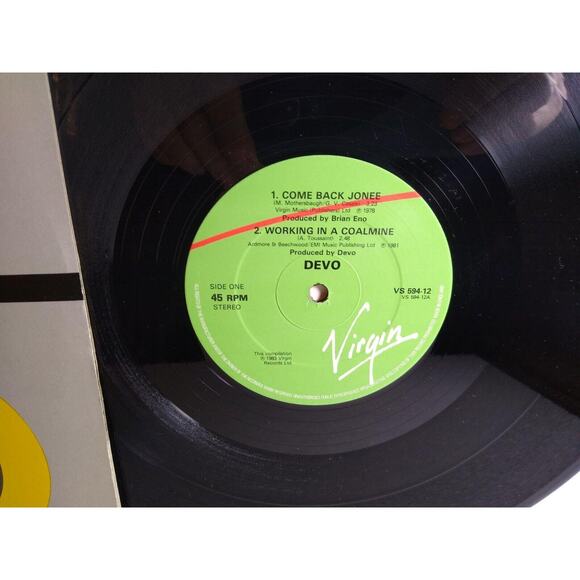 Devo 4 Track EP Vinyl Record New Wave Synth-Pop 1984 UK Original Pressing Rare - Picture 3 of 6